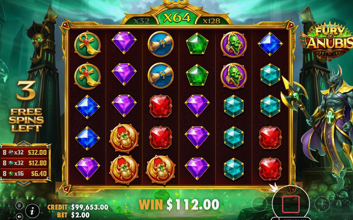 Free Spins med tio snurrar kvar och aktiv multiplikator